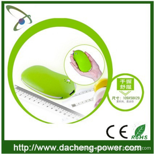 Newly design Pea shaped external portable power bank 5200mAH